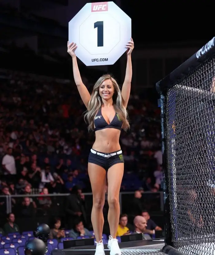 Carly Baker hottest ufc ring girl
