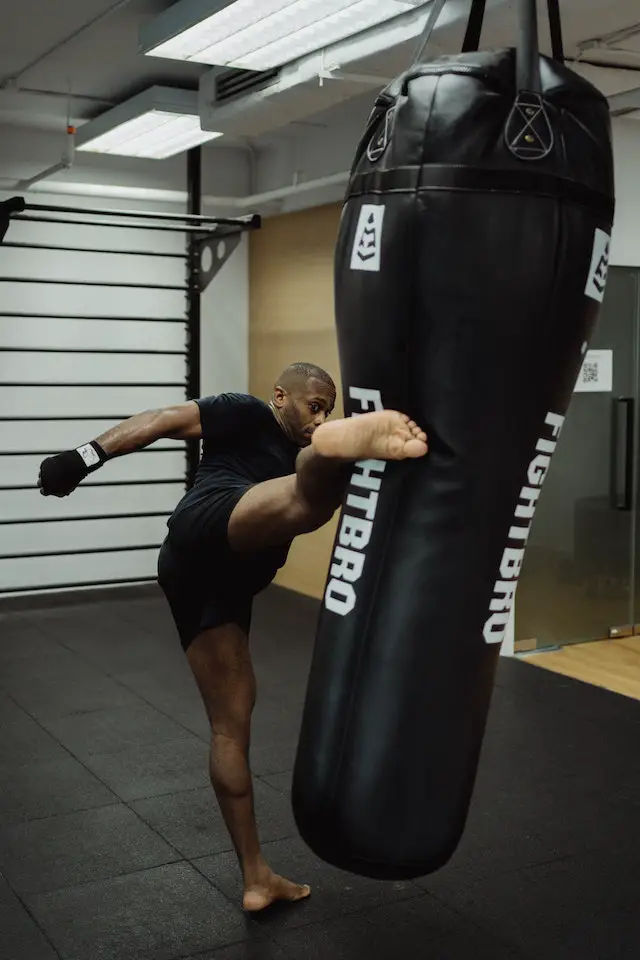 Angled Heavy Bag for boxing