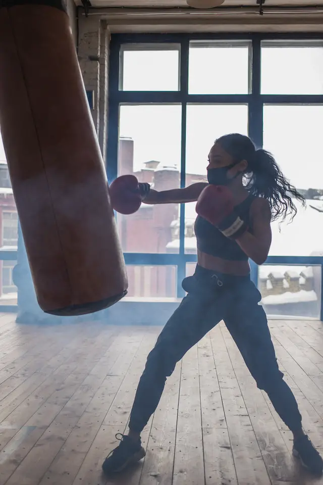 step and jab boxing drill