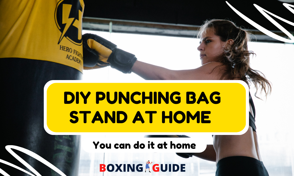 Punching Bag Stand at Home