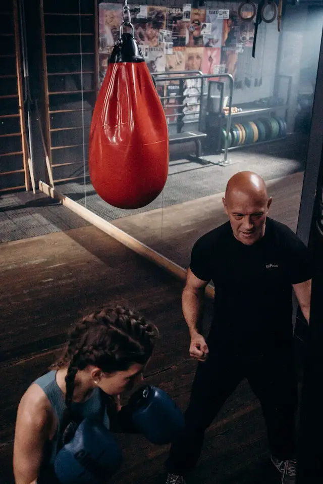 hang heavy bag in garage